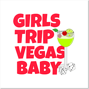 GIRLS Trip Las Vegas Vacation Posters and Art